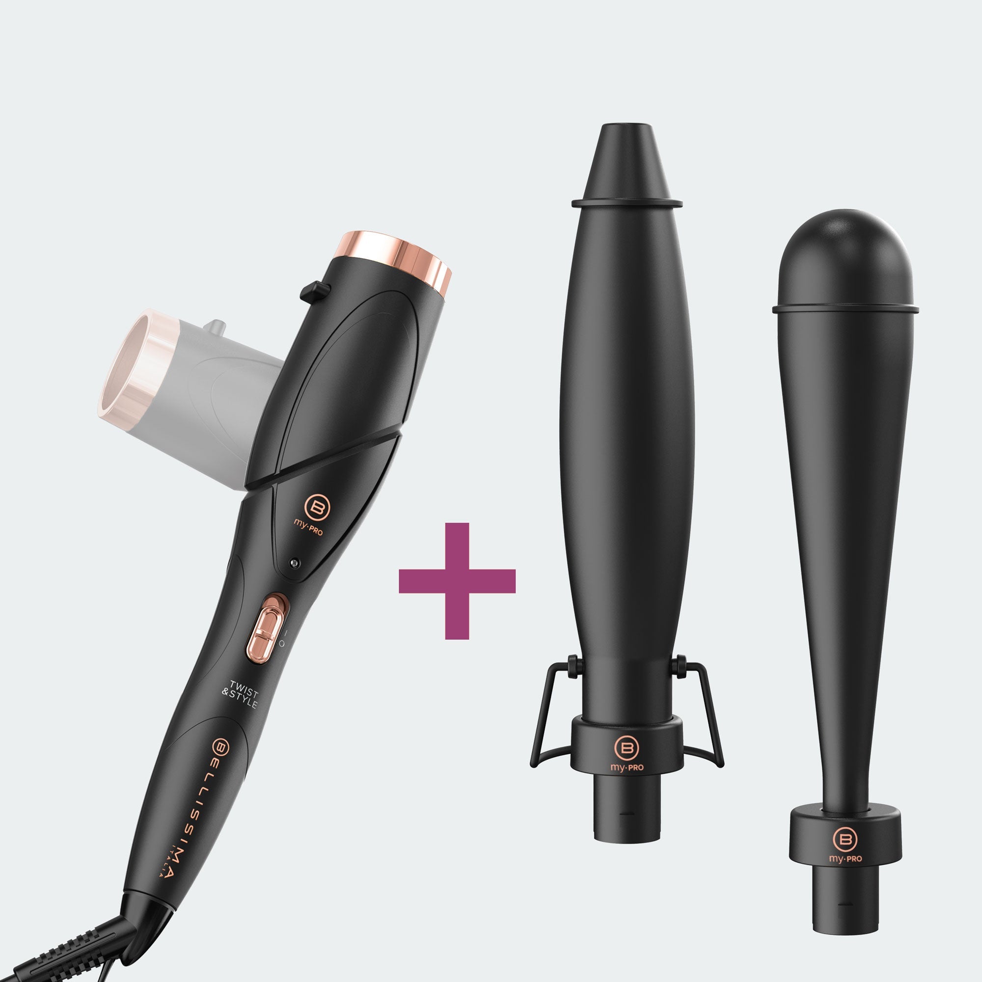Kit onde morbide o ampie con base Twist & Style® e 2 accessori