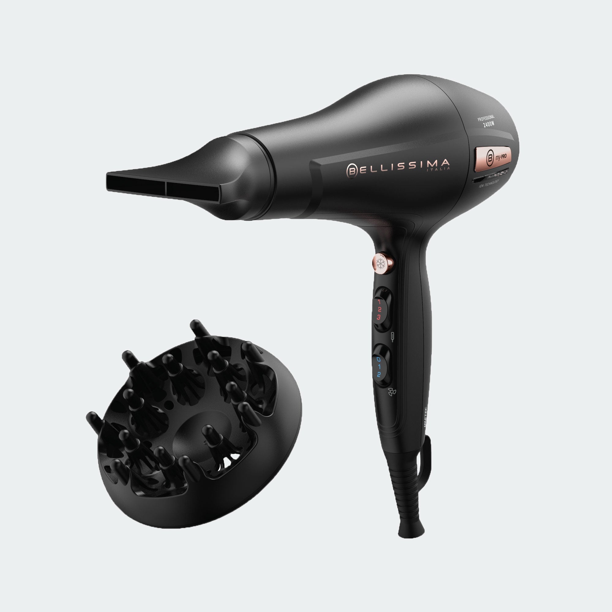 Kit piastra a vapore con Ceramic Diamond & Keratin Cyber Glam® e asciugacapelli professionale con ioni P3 3400