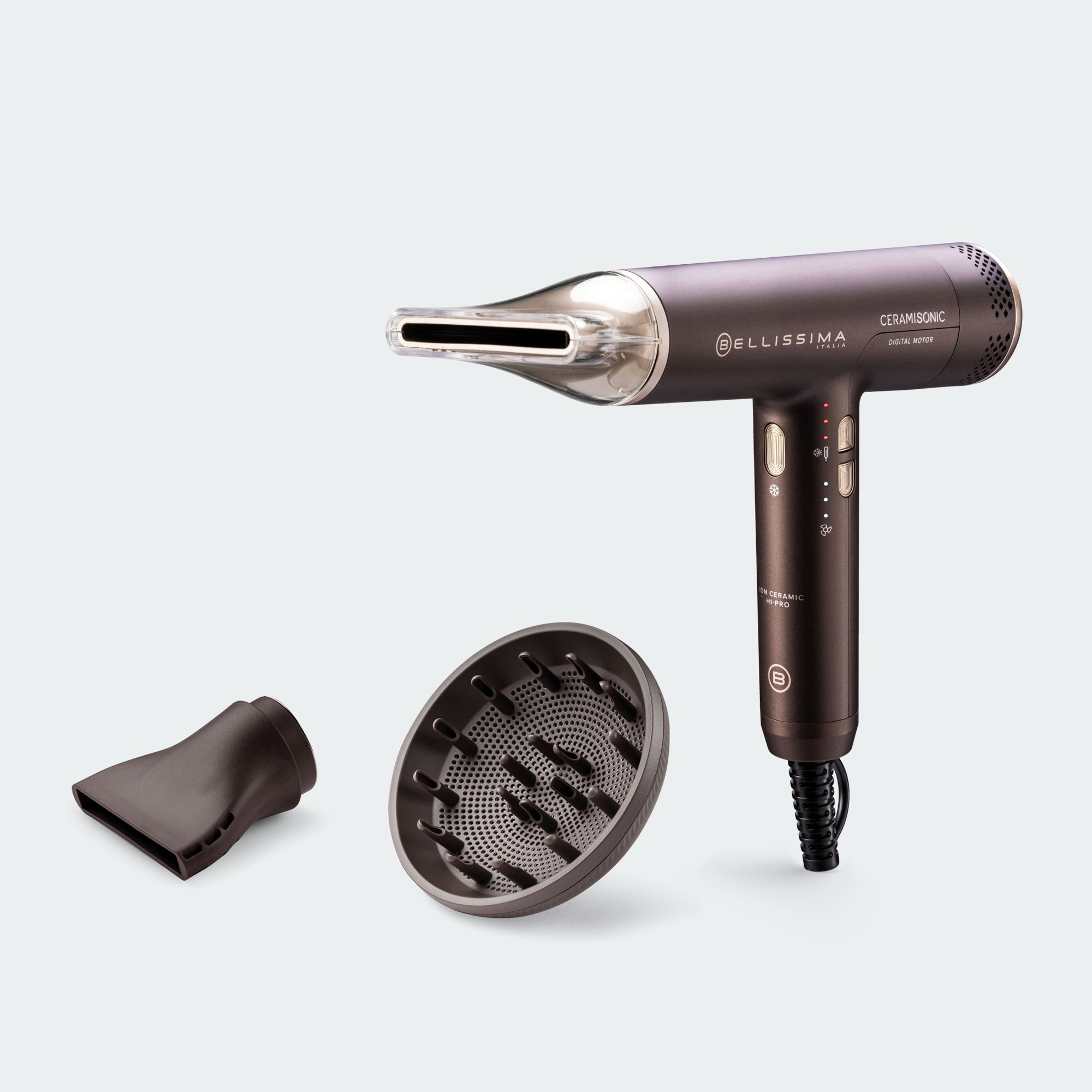 Asciugacapelli digitale con calore buono Ceramisonic®