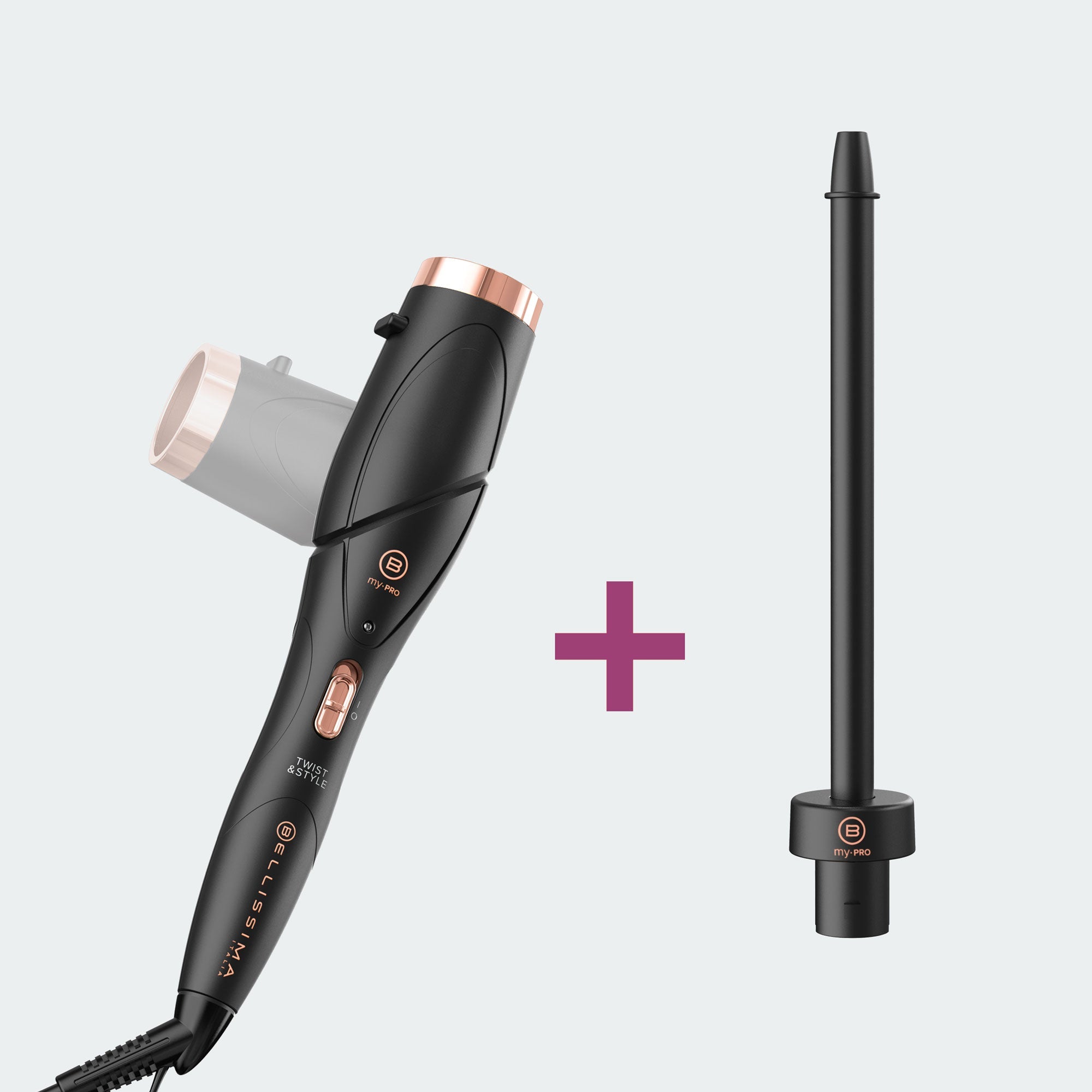 Kit ricci scolpiti con base Twist & Style® e 1 accessorio