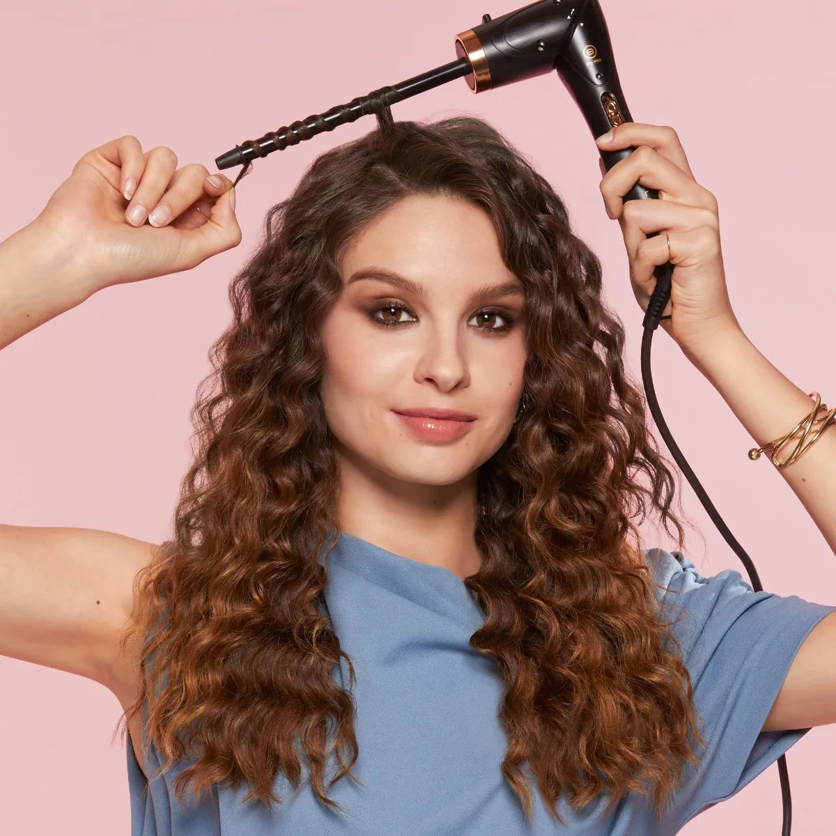 Kit ricci morbidi o stretti con base Twist & Style® e 2 accessori