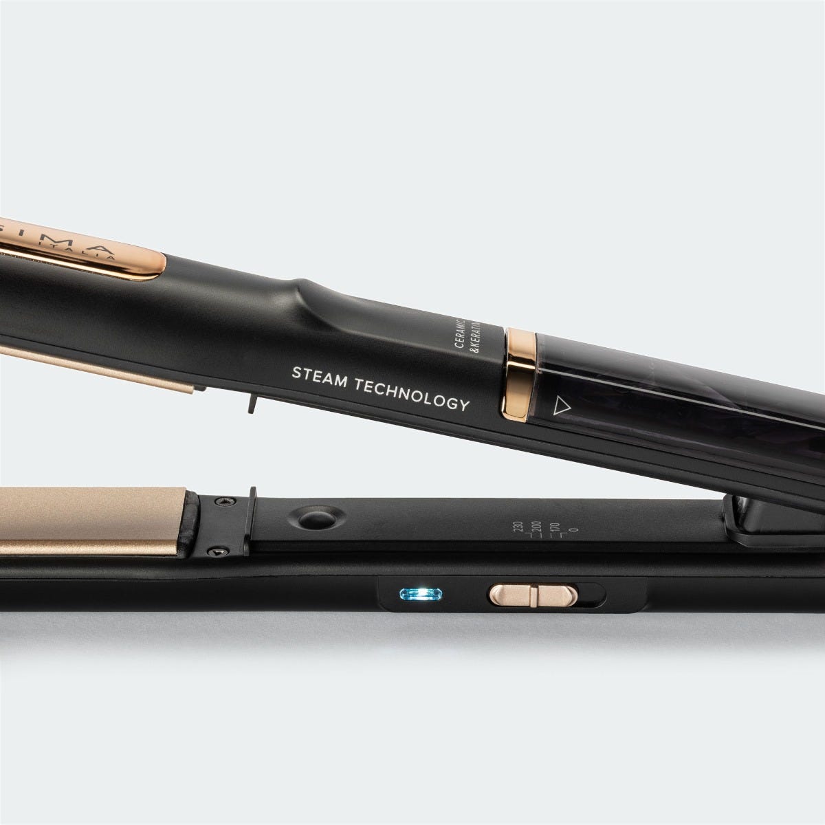 Piastra a vapore professionale rivestita Steam Ceramic & Keratin