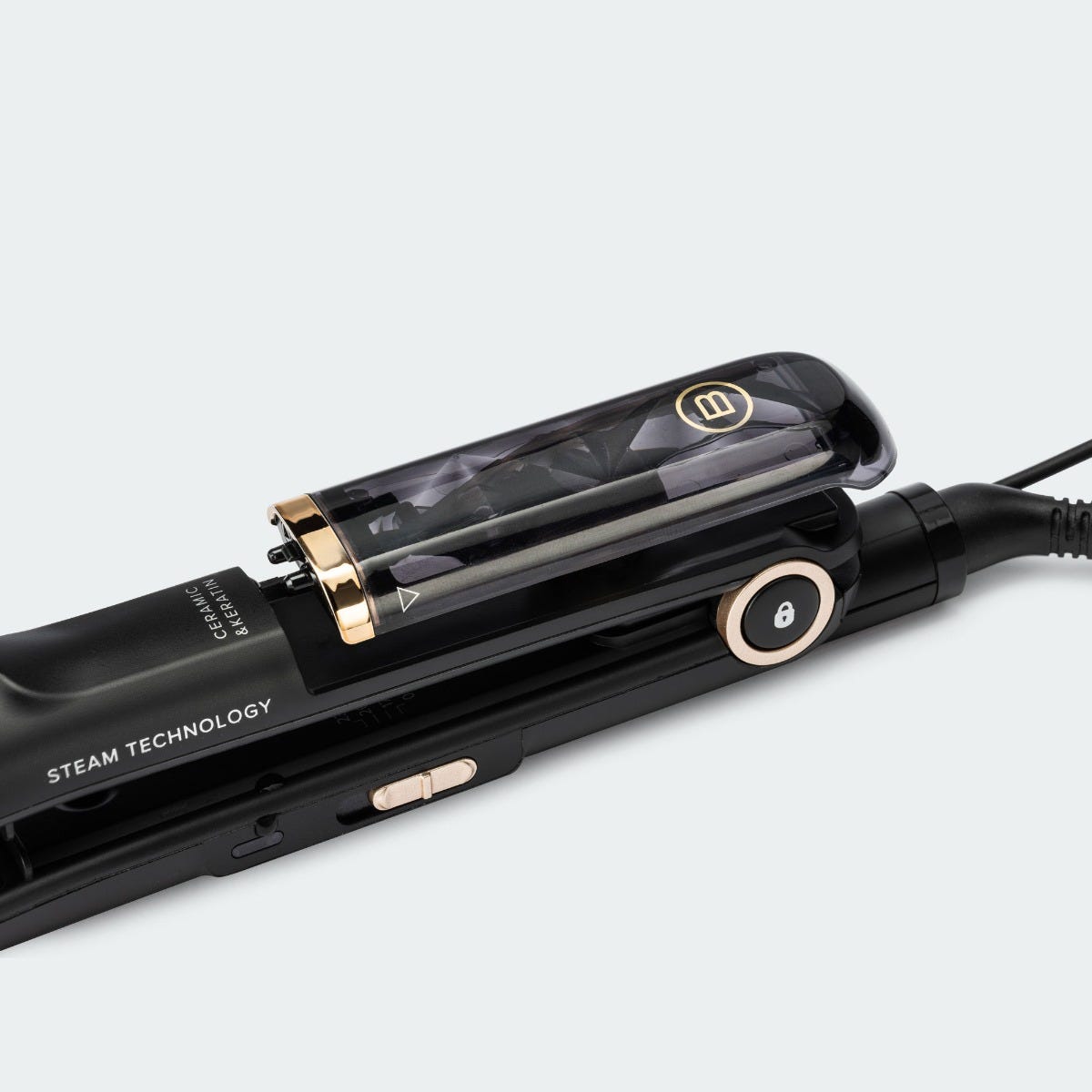 Piastra a vapore professionale rivestita Steam Ceramic & Keratin
