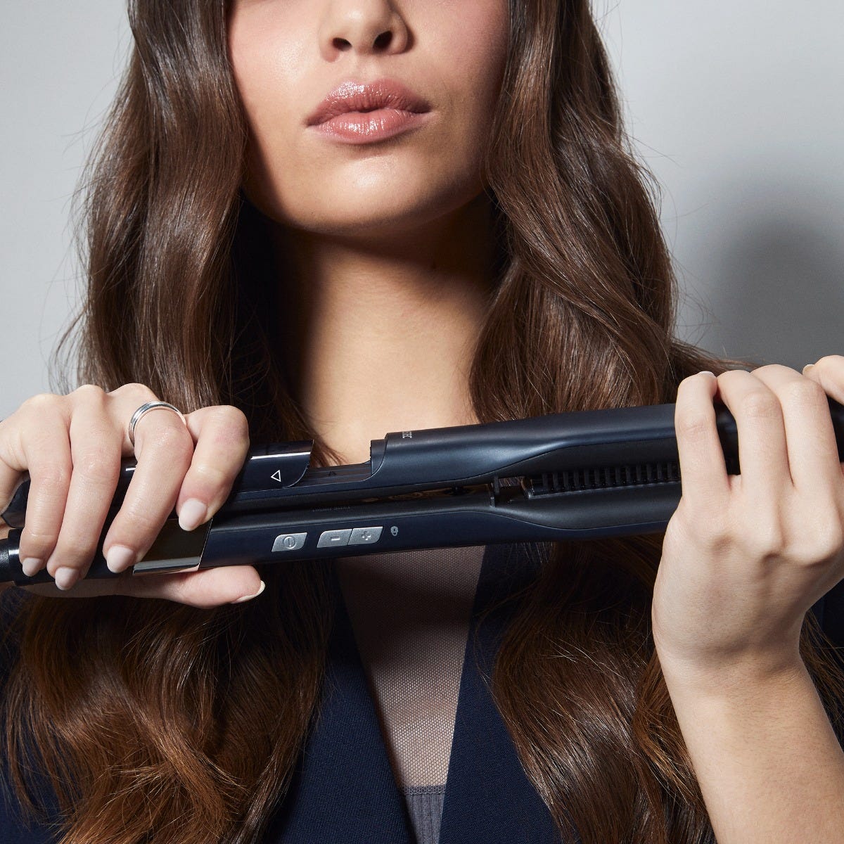 Piastra a vapore professionale con Ceramic & Keratin Steam Elixir® Deluxe